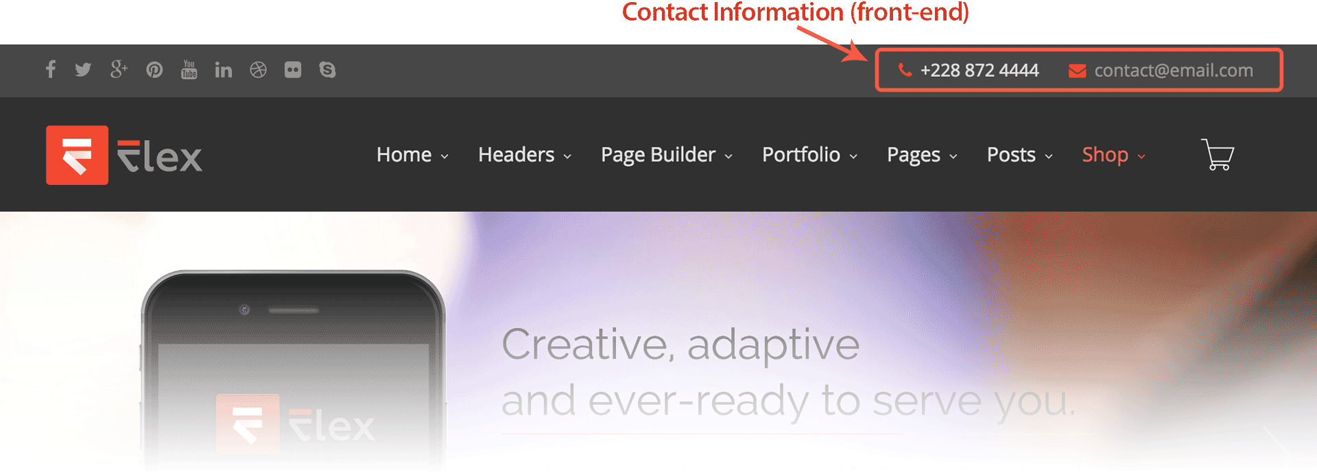 Contact Information Frontend